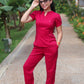 Uniforme Berenice Rojo cereza